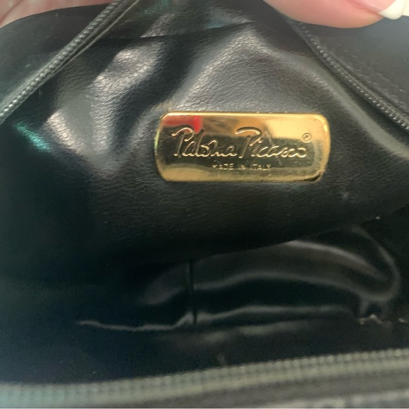 PALOMA PICASSO black suede crossbody bag VINTAGE - Picture 7 of 7